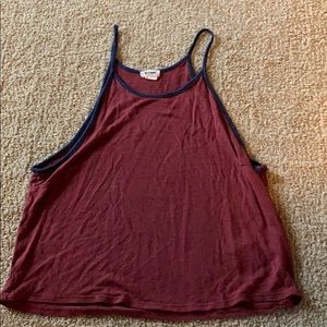 loose crop tank top